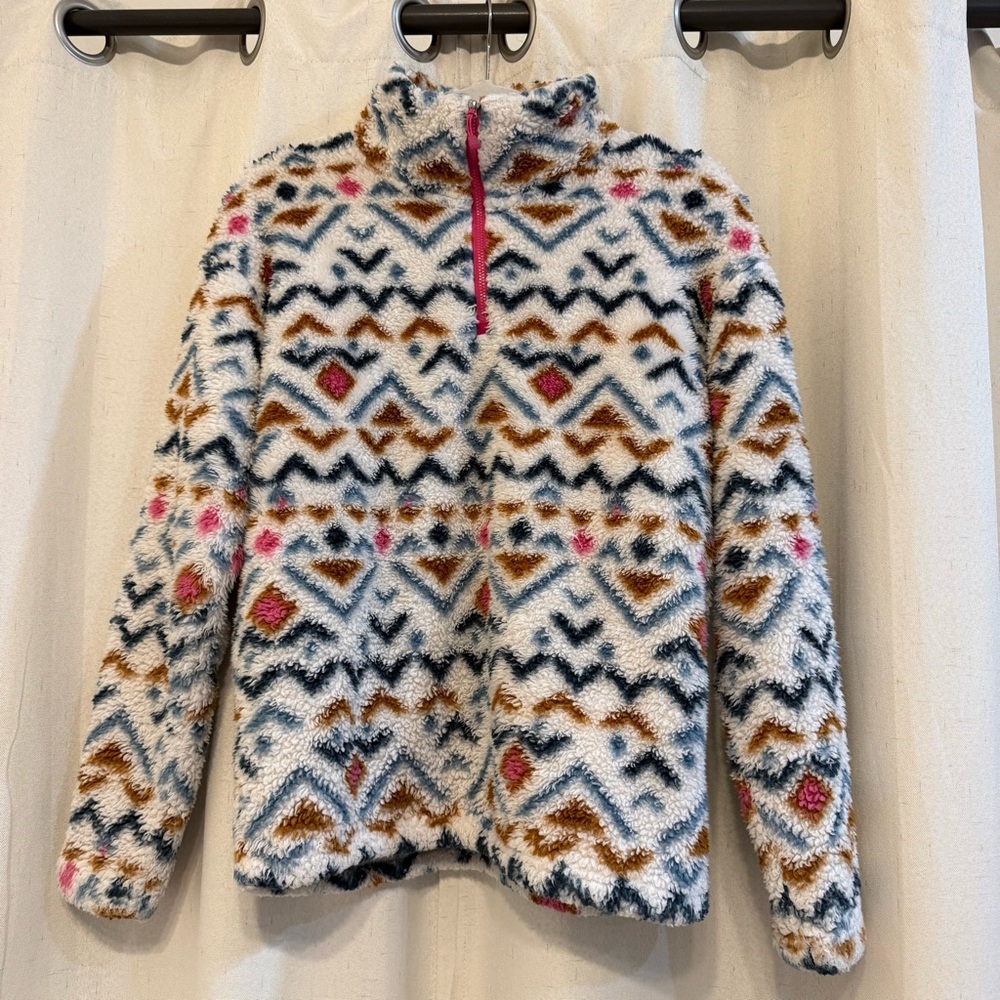 Eddie Bauer Multicolor Fleece Pullover